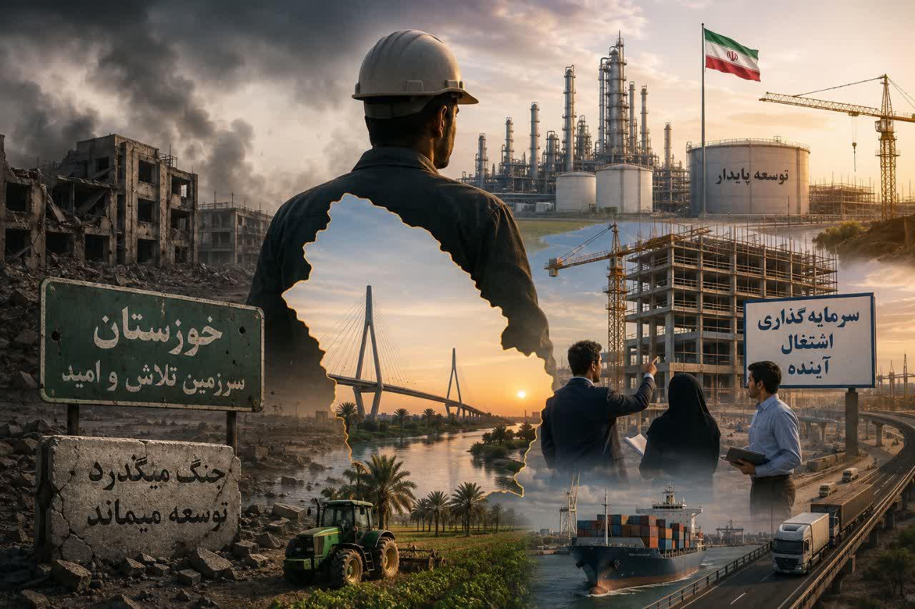 توسعه خوزستان زیر سایه جنگ وقتی بزرگترین خسارت، آیندهای است که ساخته نمیشود